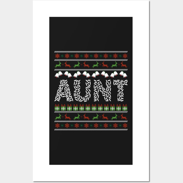 Aunt Ugly Christmas Model Wall Art by D3monic